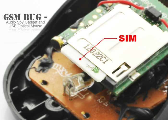 Spy GSM Based Computer Optical Mouse Bug